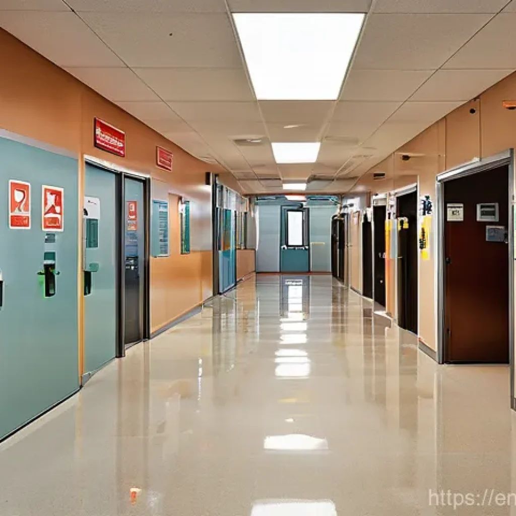 소방안전관리사 시험 중점 과목 분석 - **Image Prompt: Advanced Sprinkler System in Action**
"A clean, modern office building interior ...